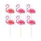 thumbnail image 1 of 50pcs Hawaii 3D Flamingo Cake Toppers Cake Picks Cake Decoration for Hawaii Party, 1 of 3