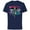 Navy, variant on Star Wars The Mandalorian IG-88 Neon Poster - Short Sleeve Cotton T-Shirt for Adults - Customized-Black