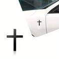 thumbnail image 2 of Car Decorations Sticker for Car Stainless Steel Black Emblem Cover Body Scratches Exterior Auto Accessory for Vehicle Body Rear Trunk Single Pack, 2 of 6