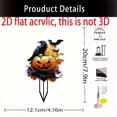 thumbnail image 3 of 2D Flat Halloween Garden Stakes, Small Witch and Pumpkin Man Yard Decor, Outdoor Lawn Decoration for Halloween Festival - B, 3 of 4