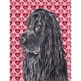 thumbnail image 1 of Carolines Treasures SC9555GF English Cocker Spaniel Valentines Love Flag Garden Size, 1 of 3