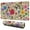 Pioneer Flower Floral-3, variant on Long Mouse Pads for Desk,Pioneer Flower Floral Print Pattern Desk Mats on Top Of Desks, Desk Mouse Pad Extra Large with 3mm Non-Slip Base and Stitched Edge for Gaming,Office,Work,Home 31.5"x11.8"