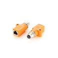 thumbnail image 3 of HELIAHO M12 to RJ45 Bulkhead Adapter Waterproof M12 A Code 8 Pin Female to RJ45 Jack Straight Orange CJ911-84654, 3 of 9