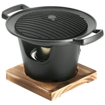 Yucurem Mini Outdoor Bbq Plate Detachable Japanese Alcohol Stove Hibachi Grill Kitchen Essentials (A)