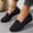 Black, variant on Mens Slide Sandals Open Toe On Slippers for Men Bathroom Pool Indoor Outdoor Walking Shoes Sneakers US :6