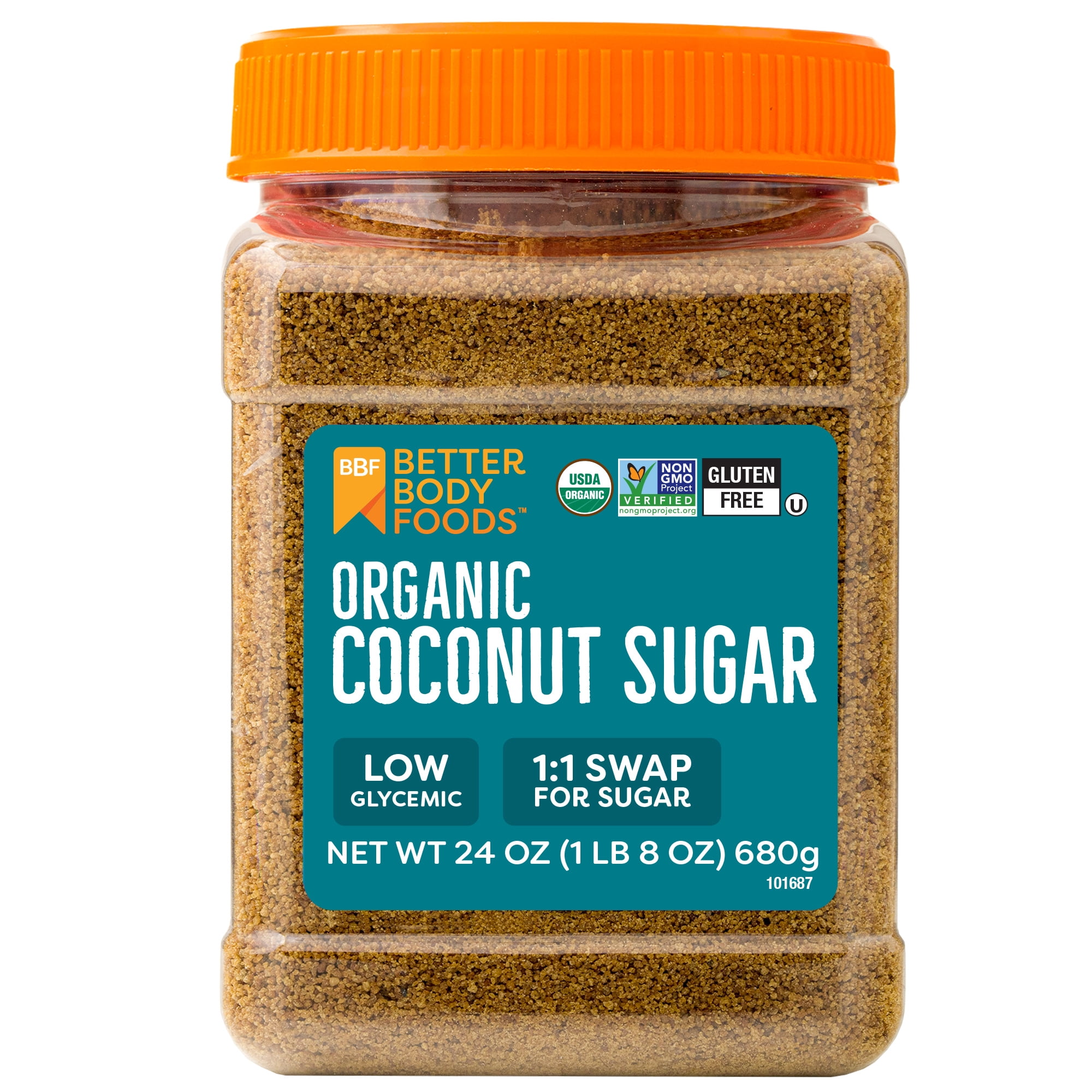 BetterBody Foods Organic Coconut Palm Sugar - 24 oz