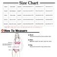 thumbnail image 3 of Womens Swimwear One Piece Athletic,AXXD Bikini Print Splicing Two-piece Swimwear Swimsuit Beachwear Set For New Arrival Black S, 3 of 8