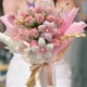 thumbnail image 1 of Kit de ramo de rosas hecho a mano en casa | Set de manualidades de flores de terciopelo para regalo o decoración del hogar | Montaje fácil de 30 minutos | Arreglo floral suave y duradero para, 1 of 6
