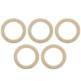 thumbnail image 1 of MasteelfCA 5Pcs Useful Dream Catchers Wood Rings Durable Wooden Hoops for DIY Crafts, 1 of 8