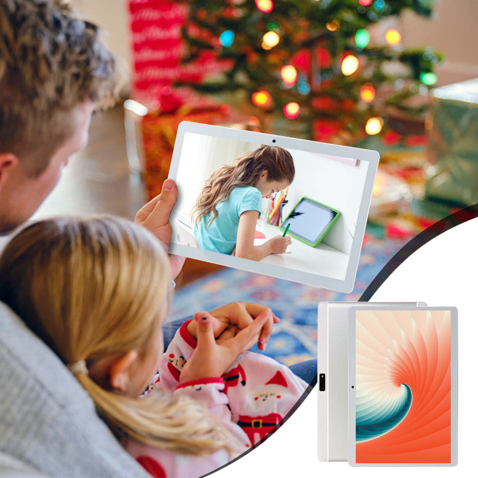 10.1-inch Android Tablet, Octa-Core Processor, 1GB RAM, 16GB Storage, WiFi, Bluetooth, GPS, 0.3MP Front & 2MP Rear Camera