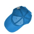 thumbnail image 4 of Glory Max Plain Solid Baseball Cap Sun Visor Adjustable Ball Hat Baby Blue, 4 of 5