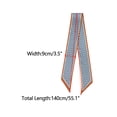 thumbnail image 3 of INSPIRE CHIC Women's Skinny Stripes Scarf, 3.54''X55.11'' Silky Satin 50s Neckerchief Scarves for Handbag Necktie One Size Stripe-1, 3 of 6