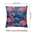 thumbnail image 4 of BANET Throw Pillow Covers, Geometric Stripes Pattern Pillow Covers Pack of 2, Red Cushion Covers, Decorative Pillow Covers Bedroom Decor, Blue 18x18in, 4 of 7