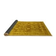 thumbnail image 2 of Ahgly Company Indoor Square Oriental Yellow Industrial Area Rugs, 8' Square, 2 of 4