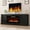 Black, variant on 36" Electric Fireplace Wall Mounted & in-Wall Recessed, Ultra-Thin Silence Linear Fireplace Heater with 12 Flame Colors, Overheating Protection, Remote Control