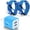 Blue, variant on Type C Charger, Fast Charging Block USB Wall Charger with 10FT Type C Charging Cable USB C Cable, 2pcs USB A to USB C Cable with Dual Port Android Charger, USB Power Adapter USB Cube Charger[Black]