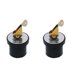 thumbnail image 1 of Brass Screw Type Rubber Seal Yacht Boat Drain Plug 2PCS, 1 of 5