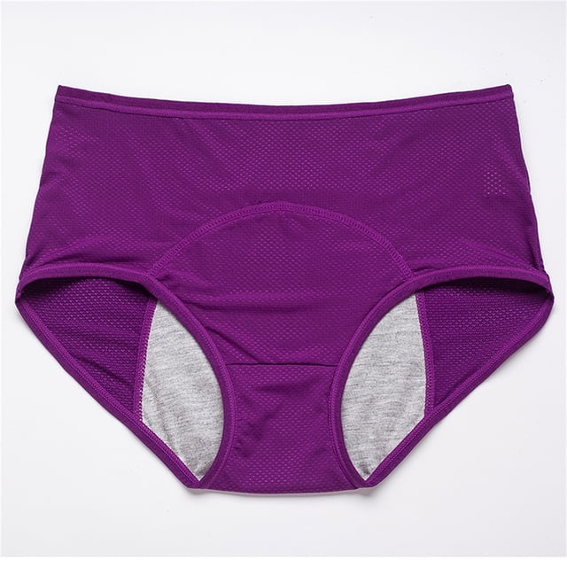 Plus Size Physiological Pants, 40-150KG Leak Proof, High Waisted, Aunt Sanitary