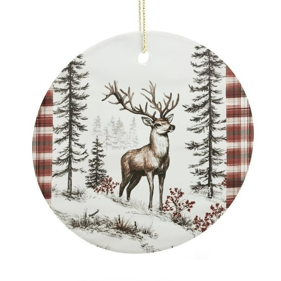 Reindeer Christmas Christmas Tree Ornament Winter Holiday Decor Ornaments for Christmas Tree Holiday Decor for Xmas Tree