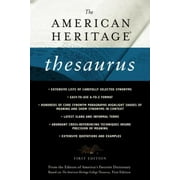 The American Heritage Thesaurus, First Edition [Paperback - Used]