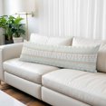 thumbnail image 2 of Light Green Boho Striped Body Pillow Cover 20 x 60 Inch Decorative Pillow Cover Southwestern Ethnic Tribe Vintage Lumbar Pillowcase Seasonal Rectangle Cushion Case for Couch Sofa Bed Living Room, 2 of 9