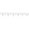 thumbnail image 1 of Ekena Millwork RUNP04X0625X48TAY 4 x 48 Po Pas 0,62 Po Taylorville Architecture Grade PVC Course Garniture, 1 of 1