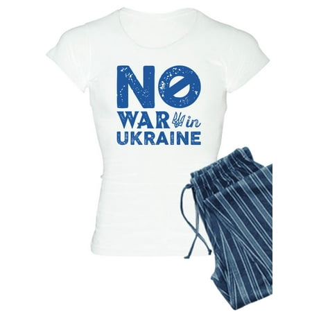 

CafePress - No War In Ukraine - Women s Light Pajamas