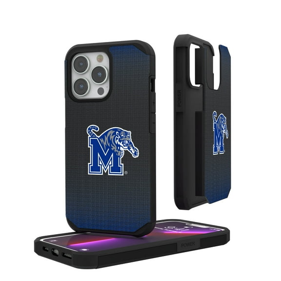 Memphis Tigers Linen Logo iPhone Rugged Case