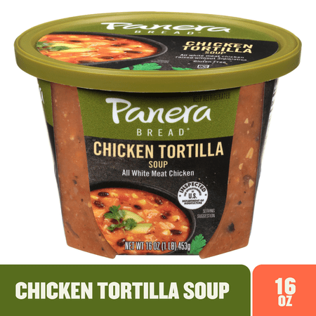 Panera Bread Chicken Tortilla Soup Cup Gluten Free (Pack of 4)