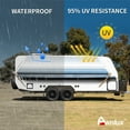 Awnlux WHITE Manual Modular Retractable RV Awning Full Set Assemblies
