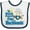 White and Navy, variant on Inktastic Ye Mortals Putteth Mine Cape on Backwards® Boys or Girls Baby Bib