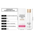 thumbnail image 4 of MKHSQHDG Today's Deals Concealer Foundation Make Up Stick Ivory Color Concealer Foundation Make Up Stick Portable Sweat Proof Light and Makeup, 4 of 9