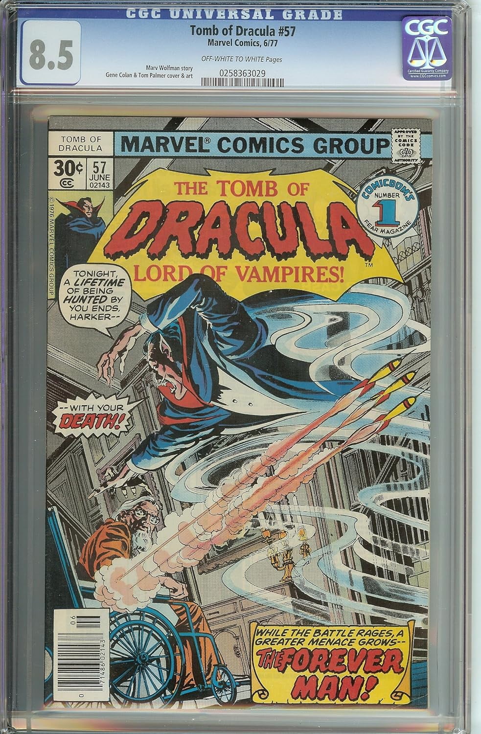 Tomb of Dracula #57 CGC 8.5