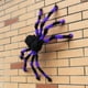 thumbnail image 3 of Adorno de araña aterradora gigante, decoraciones de araña de felpa para Halloween, 3 of 4