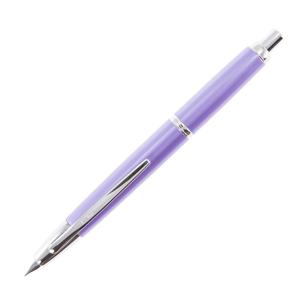Pilot Vanishing Point Decimo Retractable Fountain Pen, Purple,  Fine (65340)