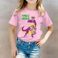 thumbnail image 2 of JTieacloth Chemise Décontractée à Manches Courtes et Col Rond Imprimée pour Filles T-Shirt Décontracté Hauts d'Été pour Filles Tailles 12-13 Ans, 2 of 5
