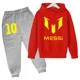 thumbnail image 3 of Conjunto de sudadera con capucha y pantalones largos de moda infantil con la superestrella argentina de fútbol número 10, ropa para niños, primavera y otoño, ropa deportiva Messi, 3 of 5