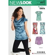 NEW LOOK Simplicity Sewing Pattern 6577 - Misses' Knit Tops