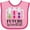 Pink and Fuchsia, variant on Inktastic Future Scientist Girls Chemistry Girls Baby Bib
