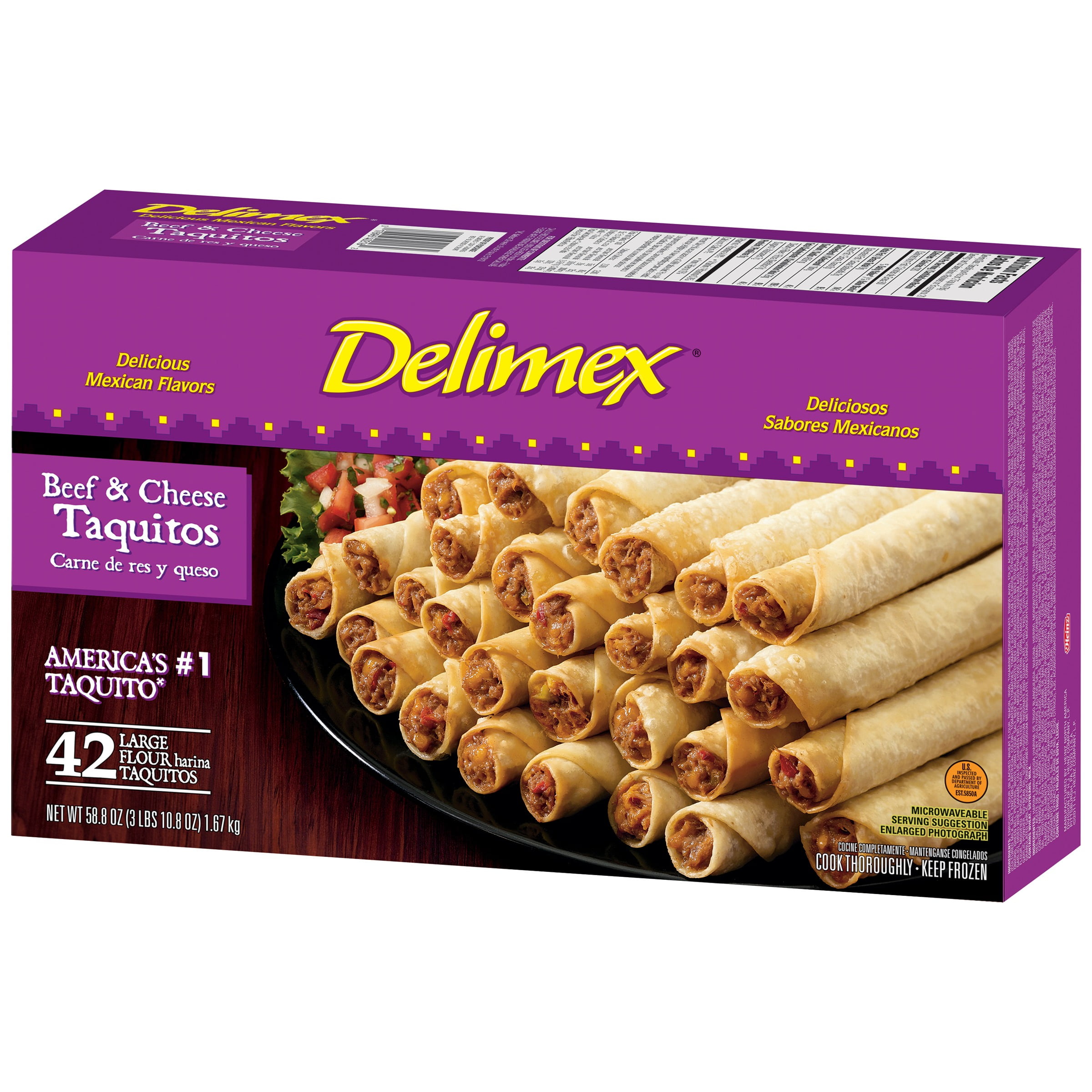 Delimex Beef And Cheese Taquitos Nutrition Facts | Besto Blog