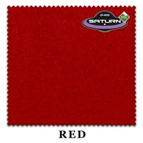 7' Championship Saturn II Teflon Pool Billiard Table Felt Cloth - Red - Free Spots - AUTHORIZED DEALER