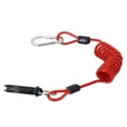 thumbnail image 5 of 4 Feet Coiled Caravan RV Breakaway Cable with Pin Electric Switch Brake, 5 of 8