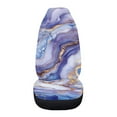 thumbnail image 3 of Jeiento Purple Marble Print Automotive Seat Covers for Front SUV Truck Van Sedans Seats Vehicle Bucket Seat Cover 1 PCS Washable Car Accessories Seat Protector for Van SUV, 3 of 6
