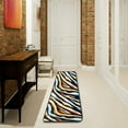thumbnail image 6 of Kitchen Rugs and Mats Non-Skid Washable Runner Rugs Abstract Art Zebra Print Long 72x24 inch for Floor Cushioned Hallway Entryway Indoor 2x6, 6 of 7