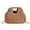 #2 - Khaki, variant on Straw Woven Clutch Purse for Women Boho Top Handle Evening Bag Summer Beach Shoulder Crossbody Handbag with Gold Chain