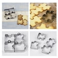 thumbnail image 4 of Ludlz 4Pcs/Set Puzzle Shape Stainless Steel Biscuit Mold Cookie Cake DIY Mould Cutter, 4 of 5