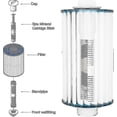 thumbnail image 2 of Hotspring Hotub 3 Grey Spa Mineral Ion Cartridge Filter Sticks for Hot Tub, 2 of 5