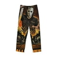 thumbnail image 5 of Michael Myers Pajama Pants for Men, Super Soft All over Print Lounge Pants Sleepwear Bottom with Pockets Drawstring, 5 of 8