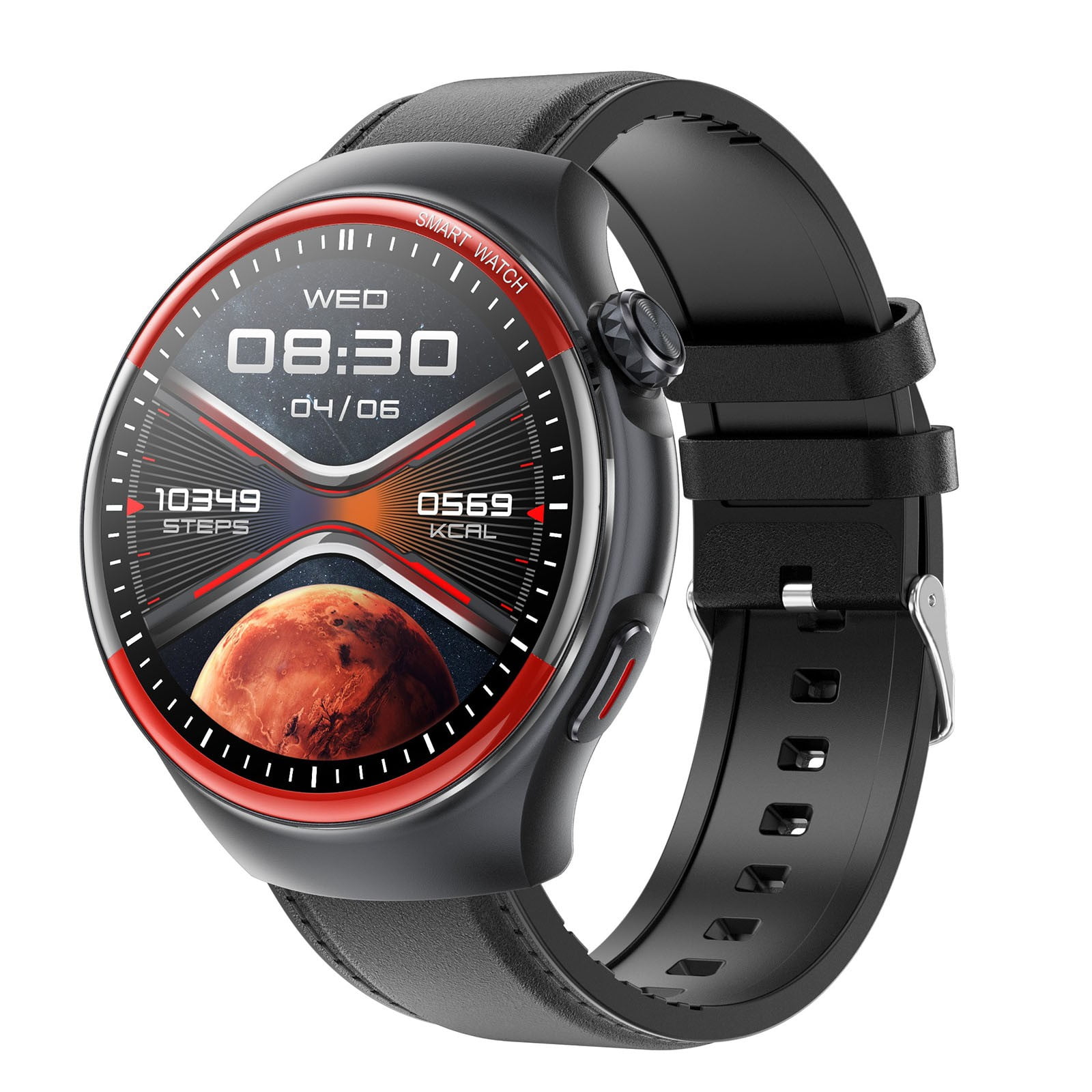 Nkmbld Fitness Watches for Men Smart Watch 1.43inch 360x360 Display Screen Smart Watches for Android Phones Smart Fitness Watch, Multicolor