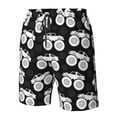 thumbnail image 6 of Uemuo Cool Car Pattern Men's Swim Trunks Hawaiian Beach Bathing Suit Swimsuits Beach Quick-Dry Shorts with Pockets-3X-Large, 6 of 9